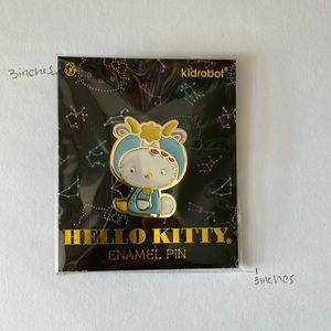 Hello kitty enamel pin capricorn